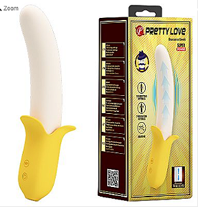 Vibrador de Ponto G com Vai e Vem - Banana Geek