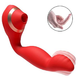 Vibrador de Ponto G e clitóris com Pulsação e Dedilhar / Vem cá