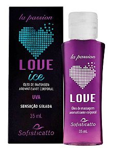 Óleo massagem corporal Ice Uva 35ml