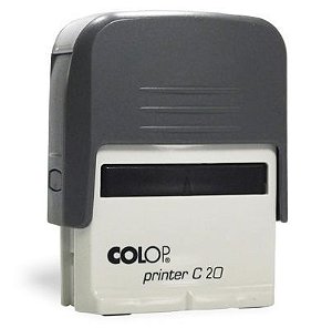 Carimbo Automático Printer C20 - Cinza