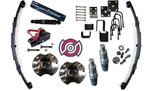 Kit Suspensão Capacidade 550kg Fiat