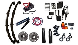 Kit Suspensão Cap. 800kg VW GM e Ford / cubo multi furo