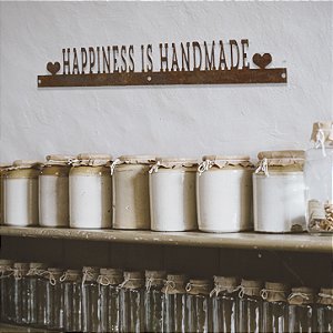 Frase de Ferro – Happiness is Handmade