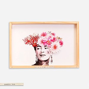 QUADRO BOX | FRIDA KAHLO #8, “LO QUE NO ME MATA ME ALIMENTA"