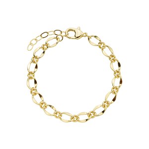 Pulseira Elos Torcidos Banho de Ouro 18K