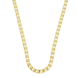 Colar Elos Entrelaçados Banho de Ouro 18K