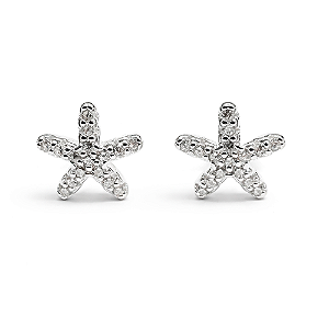 Brinco Estrela-do-Mar em Prata 925 com Zircônias