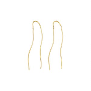 Brinco Looping no Banho de Ouro 18K