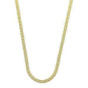 Colar Fita Dupla Banho de Ouro 18k