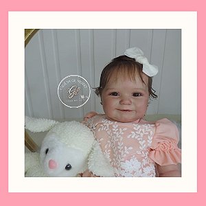 BEBÊ REBORN REALISTA LAURINHA DORMINDO PREMIUM