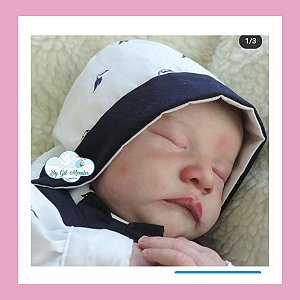 Bebê reborn realista modelo Piper - Ateliê da Gil Bebês Reborns