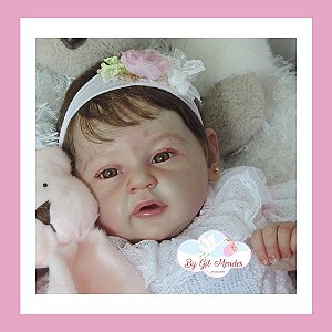 Bebê Reborn Menina Super Realista Toda em Silicone Sólido