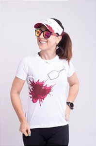 Camiseta Babylook Vinho Derramado - Fast Pace