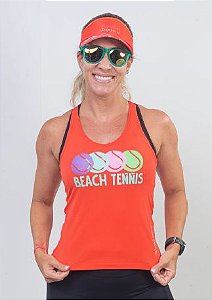 Camiseta Regata Beach Tennis Bolinhas - Fast Pace