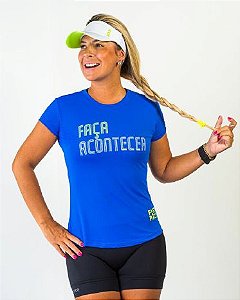 Camiseta Babylook Faça Acontecer - Fast Pace