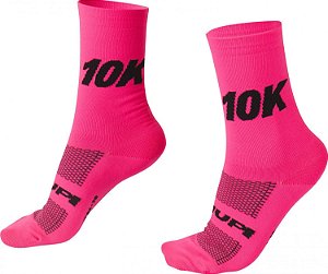 Meia HUPI 10K Rosa neon
