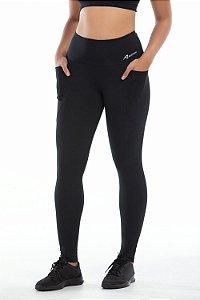 Legging Termica com Forro Fleece Heated Preta