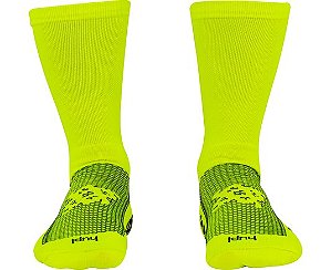 MEIA HUPI LISA AMARELO NEON LT - PARA PES MENORES - HUPI