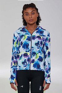 Jaqueta Authen Performance Layers Print Liquid Flowers - MODELAGEM ANTERIOR