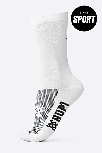 MEIA HUPI SPORT BRANCO LISO COR: BRANCO | TAM.: UNICO