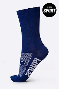 MEIA HUPI SPORT AZUL LISO COR: AZUL | TAM.: UNICO