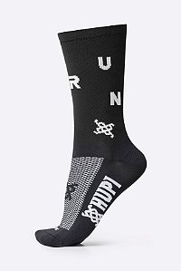 MEIA HUPI RUN SPRINT PRETO  COR: PRETO | TAM.: UNICO (36 ao 42)