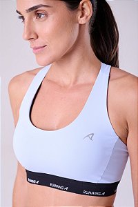 Top Authen Sprint Ginga Dupla Face | Azul Claro/ Preto