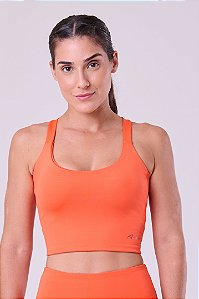Top Authen Essential Run Cropped Lenghty | Vermelho