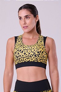 Top Authen Signature Samba 2 em 1  Dupla Face | Preto/ Estampa Bora