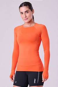 Camiseta Authen Manga Longa Keep Cool Needed Laranja