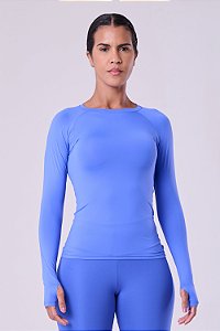 Camiseta Authen Manga Longa Keep Cool Needed Azul Escuro
