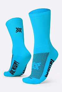 MEIA HUPI LISA AZUL COR: AZUL.  TAM.: UNICO.