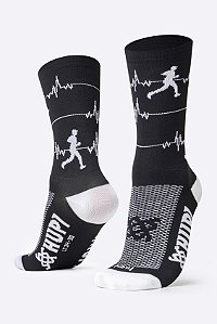 MEIA HUPI RUN BEATS PRETO LT - PARA PES MENORES COR: PRETO.  TAM.: UNICO.