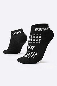 MEIA HUPI RUNNING PRO PRETO/BRANCO COR: PRETO/BRANCO.  TAM.: UNICO.