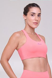 Top Nadador Authen Essencial Run Stamina Coral