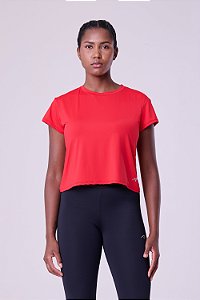 Camiseta Keep Cool Crooped Vermelho