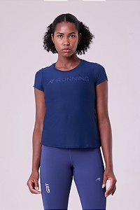 Camiseta Keep Cool Running Azul Breu