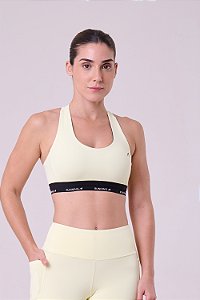 Top Sprint Ginga Dupla Face IND Preto / Amarelo