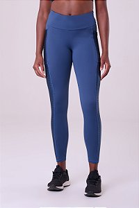 Legging Authen Signature Samba Luxe Azul Lake