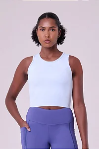 Regata Signature Cropped Samba Azul Gelo