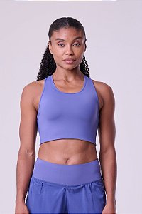 Top Signature Samba 2 Bolsos Nadador Azul Escuro/Azul Gelo