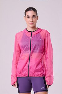 Jaqueta Corta Vento Resistente a Agua Empacotavel Cloud | Rosa Médio