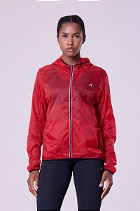 Jaqueta Corta Vento Resistente a Agua Empacotavel Cloud | Vermelho Puro