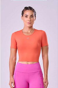 CAMISETA CROPPED SIGNATURE SAMBA VERMELHO GRENADINE