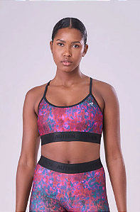 TOP ESSENTIAL FLEX PRINT CRUZADO ESTAMPA FERA
