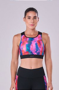 TOP GRIT BOSSA AJUSTAVEL 1 BOLSO NADADOR ESTAMPA FESTIVAL