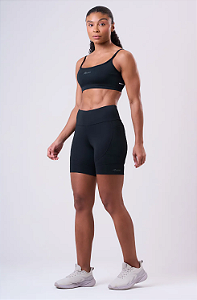 BERMUDA ESSENTIAL RUN TROT 3 BOLSOS 15CM PRETO