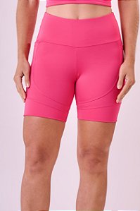 BERMUDA ESSENTIAL RUN TROT 3 BOLSOS 15CM ROSA JUBILEE