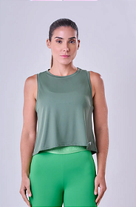 REGATA CROPPED KEEP COOL CUT UV50 VERDE CACTO