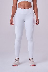 LEGGING GRIT BOSSA 3 BOLSOS ALL WHITE BRANCO